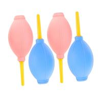 Generic 4pcs Silicone Air Blower Blowing Ink Air Blower for Card Making Dispersing Blowing Ash Removal Gas Blowing Adhesive Blowing Dust Dryer Pump Blue and Pink