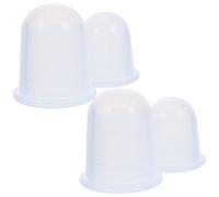 Generic 4pcs Silicone Cupping Massager Cups for Muscle Relaxation and Moisture Absorption Suction, Easy to Clean and Store, for Facial and Body Therapy at Home