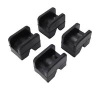 Generic 4PCS Slotted Pinch Weld Jack Pads, Universal Rubber Jack Stand Adapter, Rhombic Pattern Non Slip Pad with 2 Ton Capacity, Ideal for Vehicle Maintenance