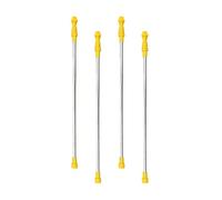 Generic 4pcs Stainless Steel Extendable Sprayer Poles, Telescopic Spray Can Extension Wands for Garden and Agricultural Use, Replaceable Watering Spray Rods Suitable for Fruit Tree