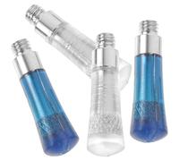 Generic 4pcs Stainless Steel Hair Clippers Tail Nails Finger Rest, Scissors Parts for Pet Grooming and Hairdressing, Suitable for Left and Right Handed Use Random Color