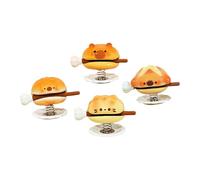 Generic 4Pcs Temple Block Drum Ornament Teaching Aid Educational Chinese Buddhist