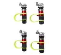 Generic 4Pcs Tire Deflator Kit, Quick Deflate 10-30 PSI Offroad Valve Accessories, Sand, Snow, Rocky Terrain