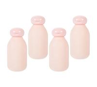 Generic 4pcs Travel Refillable Squeeze Bottles Toiletry Containers for Shampoo Conditioner Shower Gel Portable Cosmetic Dispensers for Travel and Business Trips