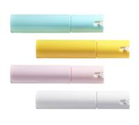 Generic 4pcs Travel Spray Bottles 30ml Refillable Empty Bottles Set with Comfortable Hand Feeling, One-piece Molding, Pp and Pet Material for Toiletries and Cosmetics