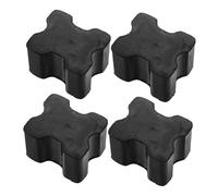 Generic 4pcs Universal Coil Spring Spacer Set Heavy Duty Rubber Boosters for 1-1.5in Car Suspension Lift Kit