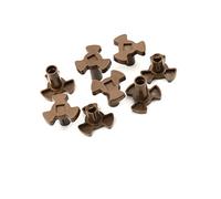 Generic 4Pcs Universal Microwave Oven Turntable Coupler x 4 (Stainless Steel)