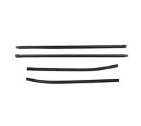 Generic 4Pcs Window Weatherstrip Trim Durable Rubber Replacement Seal Fit for Isuzu D-Max 1th Generation 2002-2011 4 Doors