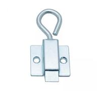 Generic 4X Automatic Door Bolt Latch Pull Rings Latch Lock Industrial Outdoor Lock Latch Automatic Sliding Lock for Cabinet Hotel Chicken Coops Fence