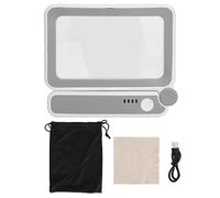 Generic 4X Handheld Magnifier with 10 LEDs Relieves Eye Strain 250 Mm Focus Folding Magnifier Reading and Appreciating Three Position Switch Reading