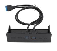 Generic 5.25 Inch USB 3.0 Front Panel Hub Dual Port Fast Data Transfer for User-Friendly Computer Setup with ABS Finish