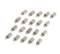 Generic 5 * 3 * 2 Mounting Clutch 20 Pcs M5 4mm Mini Pneumatic Compressed Air Coupling Straight Male Connector Air Hose Fast Mounting