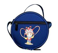Generic 5.5 Blue Chinese Style Drum Bag for Steel Tongue Drum Comfortable Long Back Design Great for Travel and Performance
