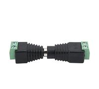 Generic 5.5x2.5mm DC Power Plug Jack for Camera/LED Lights, No Welding Connector Set for CCTV Power Adapters, 1 Pair for Easy Installation, Suitable for Indoor Security Monitoring