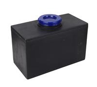 Generic 5 Gallon RV Water Holding Tank, Heat and Cold Square Water Storage, 100mm Large Diameter Inlet, Black, for RVs, Trailers, Boats, Yachts