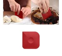 Generic 5-Pack Pan Scraper, BBQ Tray Cleaning Scraper, Non-Scratch for Cast Iron, Sturdy ABS Plastic, All-Round Cleaning, Red