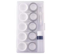 Generic 5 Pairs Contact Lens Case Eye Contact Lens Box Women Travel Contact Lenses Case Soak Container Lenses Box for Beauty Pupil