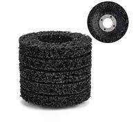 Generic 5 Pcs 100 Mm Black Polystrip Wheel Board Color Removal Tool for Angel Grinders
