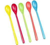 Generic 5 Pcs Mixed Color Long-Handled Melamine Spoon