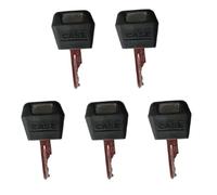 Generic 5 Pcs Replacement Ignition Keys for Case IH Loader Tractor 1964831C2 D250 1964831C2, Black, Rotary Actuator, ON-OFF Operation Mode, Ignition Switch