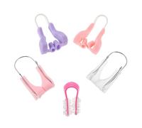 Generic 5 Pcs Silicone Nose Shaper Invisible Clip for Elevating Nose Appearance Breathable Corrector for Improved Airflow Gentle Soft Silicone Design for Daily and Night Use Transparent