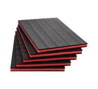 Generic 5-Piece Foam Inserts Tool Box Sheets Organizer Material EPE Shock Absorber Adjustable Cutout Suitable for Tool Storage Protection, 50cmx30cmx2.5cm