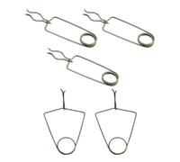 Generic 5-piece Repair Tool for Flute Pad Clips, Multifunctional Professional for Wind Flute Trumpet, L