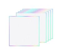 Generic 5 Pieces Shikishi Boards Sheets Paper Support Illustration Panel Easy to Display Suitable for Conventions Drawing Presentations, 15cmx15cm