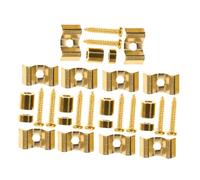 Generic 5 Sets Electric Guitar String Trees Retainers Guitar String Guide String Clamp Lock Compatible With Fender Style Electric Guitar Bass Parts Replacement