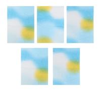 Generic 5 Sheets 58x40cm Rainbow Gradient Flower Bouquet Wrapping Paper Double-Sided Textured Kraft Paper for Floral Packaging, DIY Crafts, Weddings and Wrap