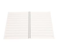 Generic 50 Pages Stave Notebook Musical Notation Manuscript Paper for Song Writers - Black Piano, Yellow Music Score - Great for Amateurs and Professionals (yellow bear pattern)