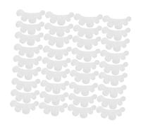 Generic 50 Pairs Flower Shaped Lash Extension Isolation Pads Soft Non Woven Under Eye Patches for Comfortable Eyelash Grafting Beauty Tool for Salon Use