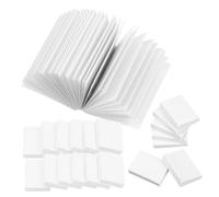 Generic 50 Pcs Miniature Blank Notebooks for Dollhouse Decoration Tiny Memo Pad with Blank Covers for Creative Expression Dollhouse Ornament and Craft Supply