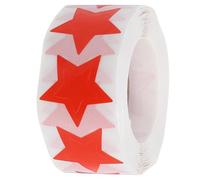 Generic 500 Pcs Star Shaped Tanning Bed Stickers Self-adhesive Perforated Body Labels for Sunbathing Indoor and Outdoor Use Crimson Star Pattern