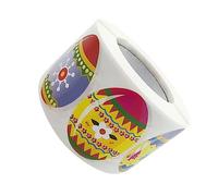 Generic 500 Sheets Easter Stickers Funny Stickers Thank Reward Envelope Sealer Off Stickers Large Birthday Stickers Fillable Gold Envelope Seals Basket Sealing Easter Eggs Stickers Labels