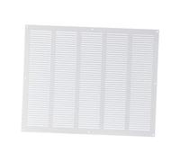 Generic 500 x 400 mm White Metal Air Vent Grille Insect Protection