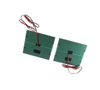 Generic 500mA Solar Panel Cell Power Module 2pcs Polycrystalline Silicon Solar Panel Snow Proof and Wind Proof for Landscape Lights, Experiments and, Polysilicon 5.1 X 5.9, 39.4in Cable