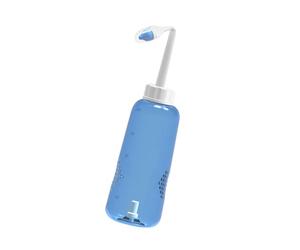 Generic 500Ml Plastic Nasal Wash Bottle with One-Button Control and Two Nozzles for Adults and Creative Appearance Nasal Irrigation Tool for Effective Nose Wash
