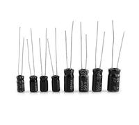 Generic 500pcs 24 Values Aluminum Electrolytic Capacitor Kit for Circuit Hobbyists 10V-50V 0.1uF-1000uF