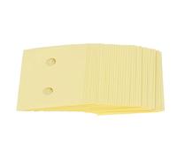 Generic 500Pcs Lens Edging Blocking Sticker, Transparent Non Slip Double Sided Adhesive Tape for Eyeglasses Polishing, Made of PET Film, Each 28 X 39mm