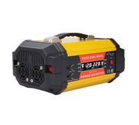 Generic 500W Pure Sine Wave Inverter ABS 12V to Car Sine Wave Inverter with LCD Display Dual USB 1000W Peak for Car Boat Home Outdoor Travel Use