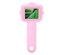 Generic 500X Handheld Microscope for Kids, 2.4inch Screen 2MP Rechargeable Digital Microscope with LED Lights for Photo and Video, Education Toys