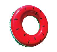 Generic 50CM PVC Fun Beach Rings Swim Floaties Ring Kids Pool Inflatable | Air-Proof Wear Resist Fruit Swimming Rings for Kids Adults Beach Lake River Water Outdoor