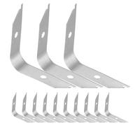 Generic 50pcs Aluminum Alloy Picture Frame Backing Spring Retaining Clips, Multi-use Framing Hardware for Photo Frames, Invisible Fixing Hooks Suitable for Picture Mounting and Hanging