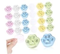 Generic 50pcs Cat Claw Pinch Fun Squishy for Squishy Fidget Paw Squishy Novelty Stocking Stuffer Squeezable Paw Squeeze Cat Mini Squishy Fidget Plastic