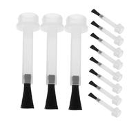 Generic 50pcs Manicure Replacement Brush Head Top Coat Gel Nail Art Brushes Nail Oil Nail Tools for Nail Art Nail Gel Nail Brushes Nail Polish Brush Tips Transparent Plastic