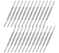 Generic 50pcs Metal Prong Paper Fasteners Heavy Duty Double Hole Binder Clips for Document Filing Office Use with Punch Holes Suitable for Loose Leaf Notebooks