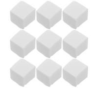 Generic 50pcs Mini Nail Art and Makeup Sponge Blocks 1.5x1.5cm White Multi-Sided Beauty Sponges for Foundation Blending and DIY Nail Buffers