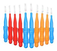 Generic 50pcs Portable Dental Cleaner Interdental Brush with Pp and Chemical Fiber for Effective Dental Cleaning, Compact and Convenient for Travel and Home Use Random Color