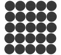 Generic 50pcs Round Graphite Electrode Discs High Purity Conductive Plates for High Temperature Electrochemical Use Industrial Mold Applications